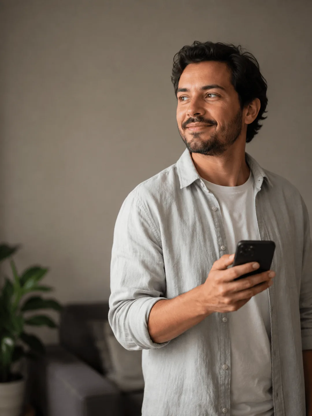Cliente resolvendo um imprevisto de encanamento em casa